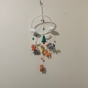 Charming Woodland Animal Mobile for Kids